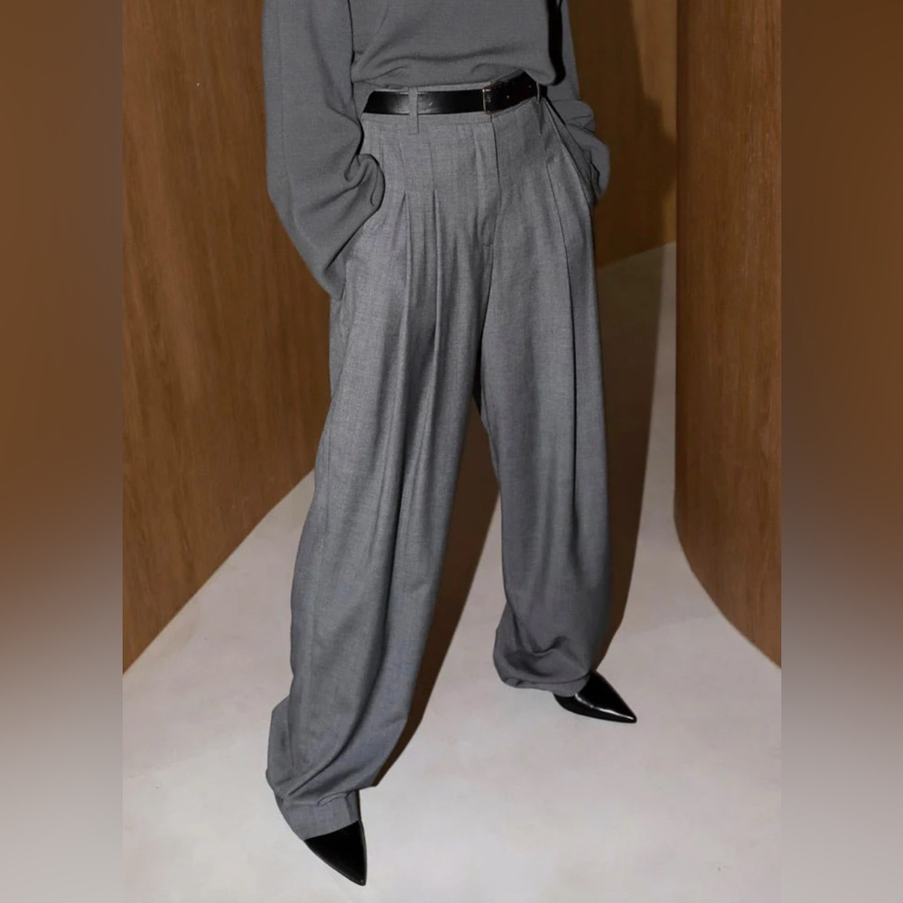 The Frankie Shop Gelso Trouser - Gray
